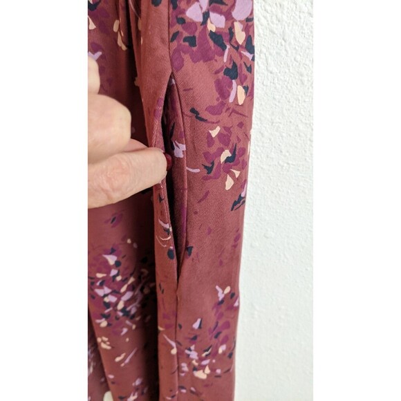 NEW~pact Organic Cotton Fit & Flare Crossover Short Sleeve Dress Medium - Picture 7 of 10